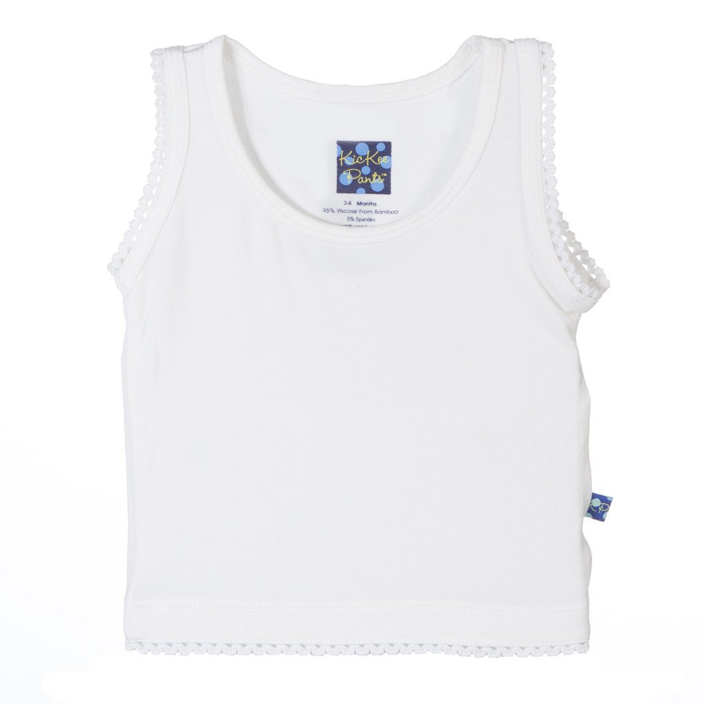 KicKee Pants Little Girls Solid Undershirt Tank