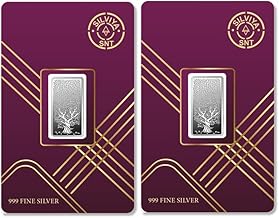 Silviya BIS Hallmarked 999 Pure Silver Banyan Tree Bar Coin (5g, 10g, 20g, 50g, 100g) | Ideal Gift for Anniversaries, Birthdays, Festivals, Housewarming & Celebrations | With Authenticity Certificate