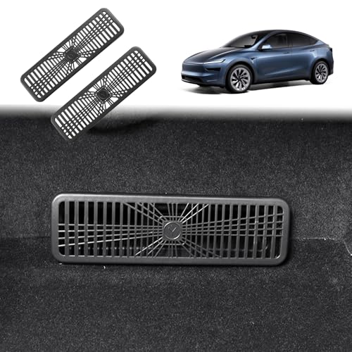 [2 PZS] GAFAT Nuevo Tesla Model Y Juniper 2025 2026 Auto Air Vent Cubierta Protectora, Protección de Salida de Aire para Aire Acondicionado debajo del asiento, 2026 Tesla Model Y Accesorios 2025