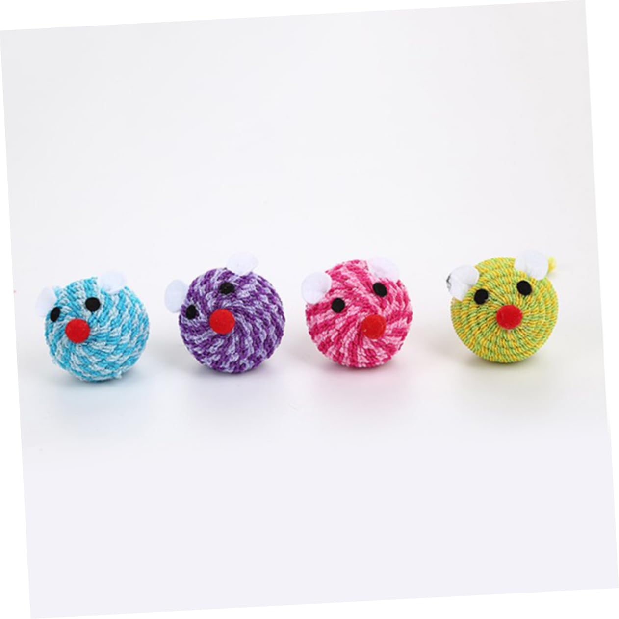 Kisangel 15 Piezas Juguetes para Gatos y Ratones Divertido Gato de Juguete Juguetes de Colores Cuerda Elastica Juguete para atrapar Gatos Juguete para Gatos Gato Mascota ratón Gato