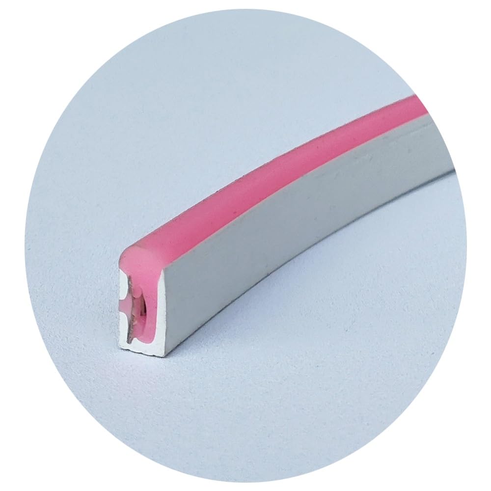 Tira de luz de neón LED impermeable flexible de 5M, cinta de cuerda de silicona de 12V, 1 unidad