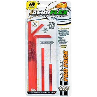 Aeroflex Aerosol Spray Can Straws for Aerosol Spray Cans and Automotive Lubricating Sprays and Penetrants. Multi Pack Spray Can Extension and Replacement Straws Reusable Aerosol Straws