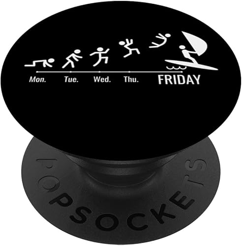 Windsurfing Sails Surf Board Watersport Weekend Windsurf PopSockets Standard PopGrip