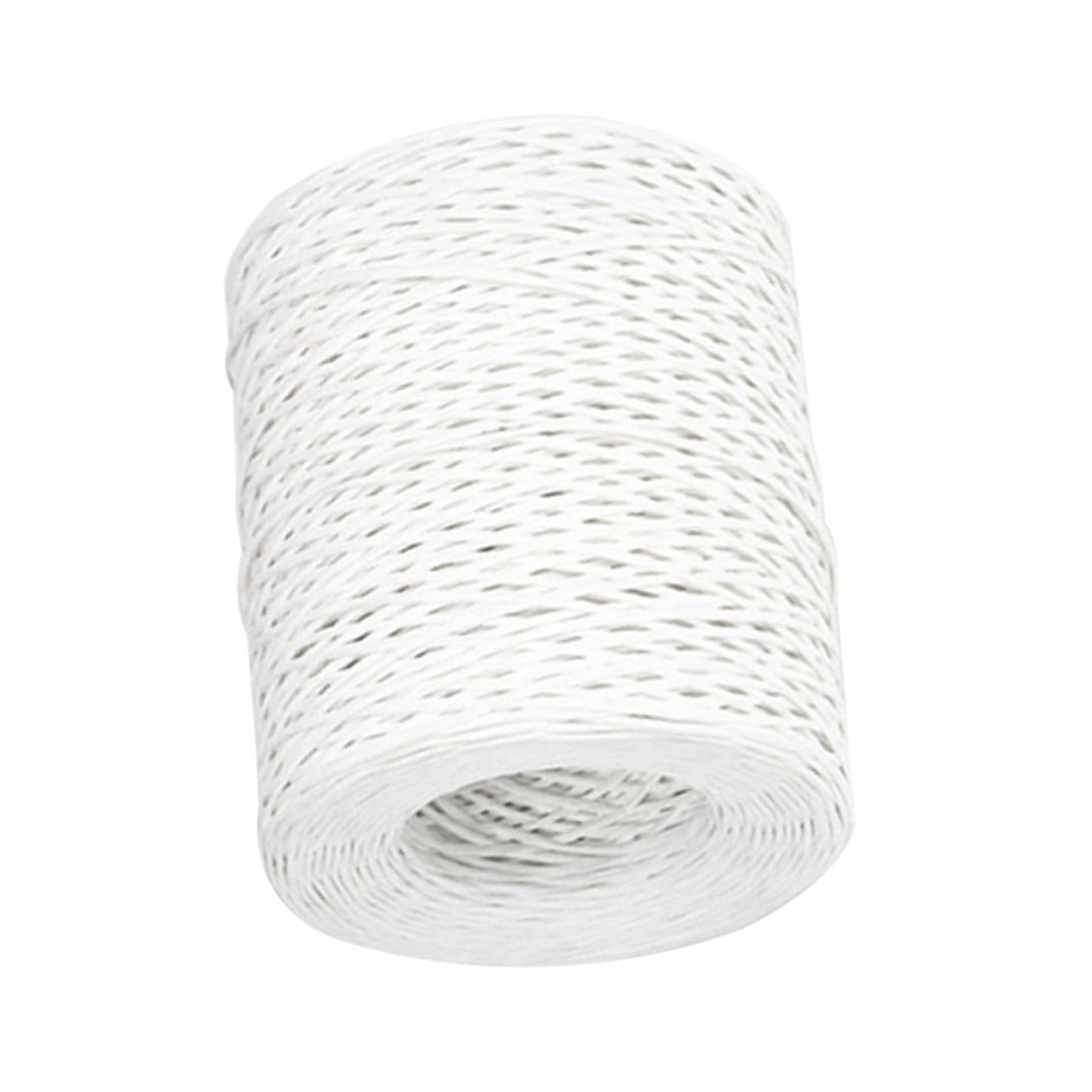 Angoily 1 Roll 210m Floral Paddle Wire White Wire for Flower Arranging Sturdy Easy to Bend for Bouquets Party Decorations