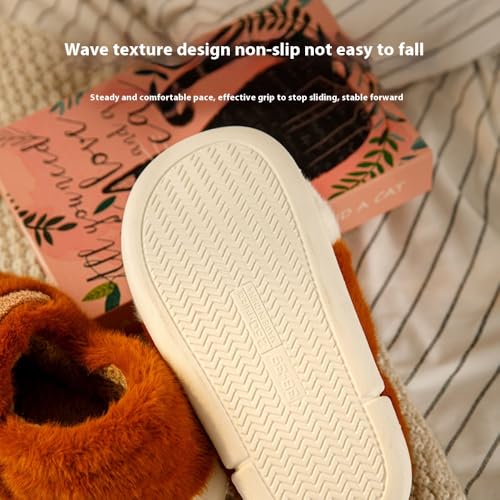 Cat Paw Slippers For Women ，Winter Indoor And Outdoor Warm Home Cat Claw Slippers, Ladies Cute Thick Non-Slip Plush Slippers2