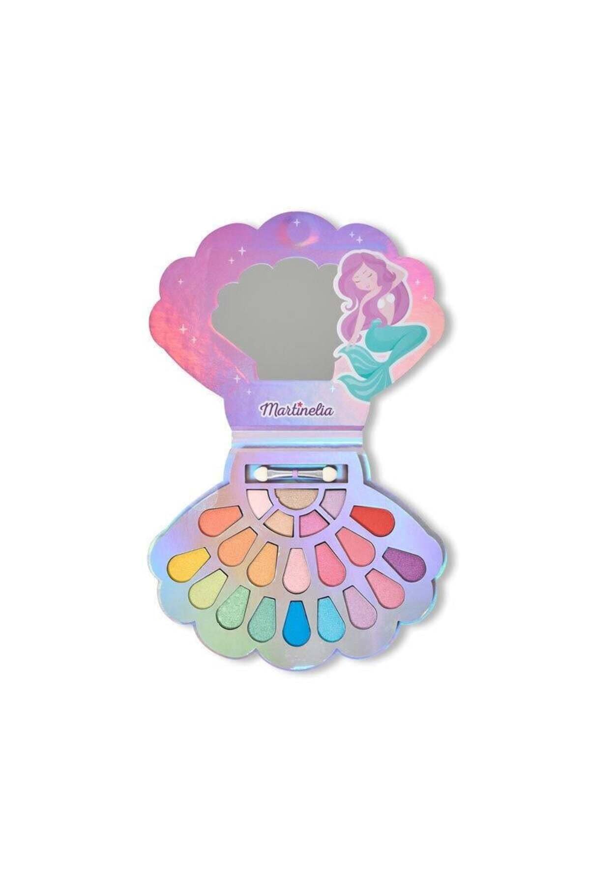Aquarius Martinelia Let's Be Mermaids Girls' Make-Up Set with 21 Different Powder Colours, Gift for Children