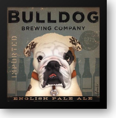 Bulldog Brewing 16x16 Framed Art Print by Fowler, Stephen
