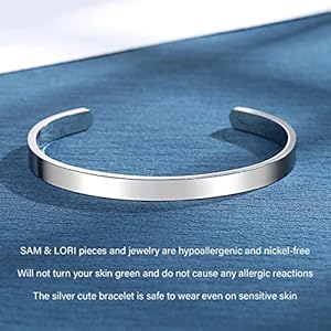 SAM LORI Personal Bracelets for TeensWomen Inspirational Jewelry Gifts Various Designs for DaughterSisterMomFriends Adjustable Bracelet in a Pretty Gift Box