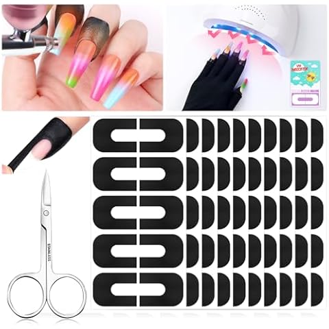 Saviland 100PCS Nail Polish Protector Cover