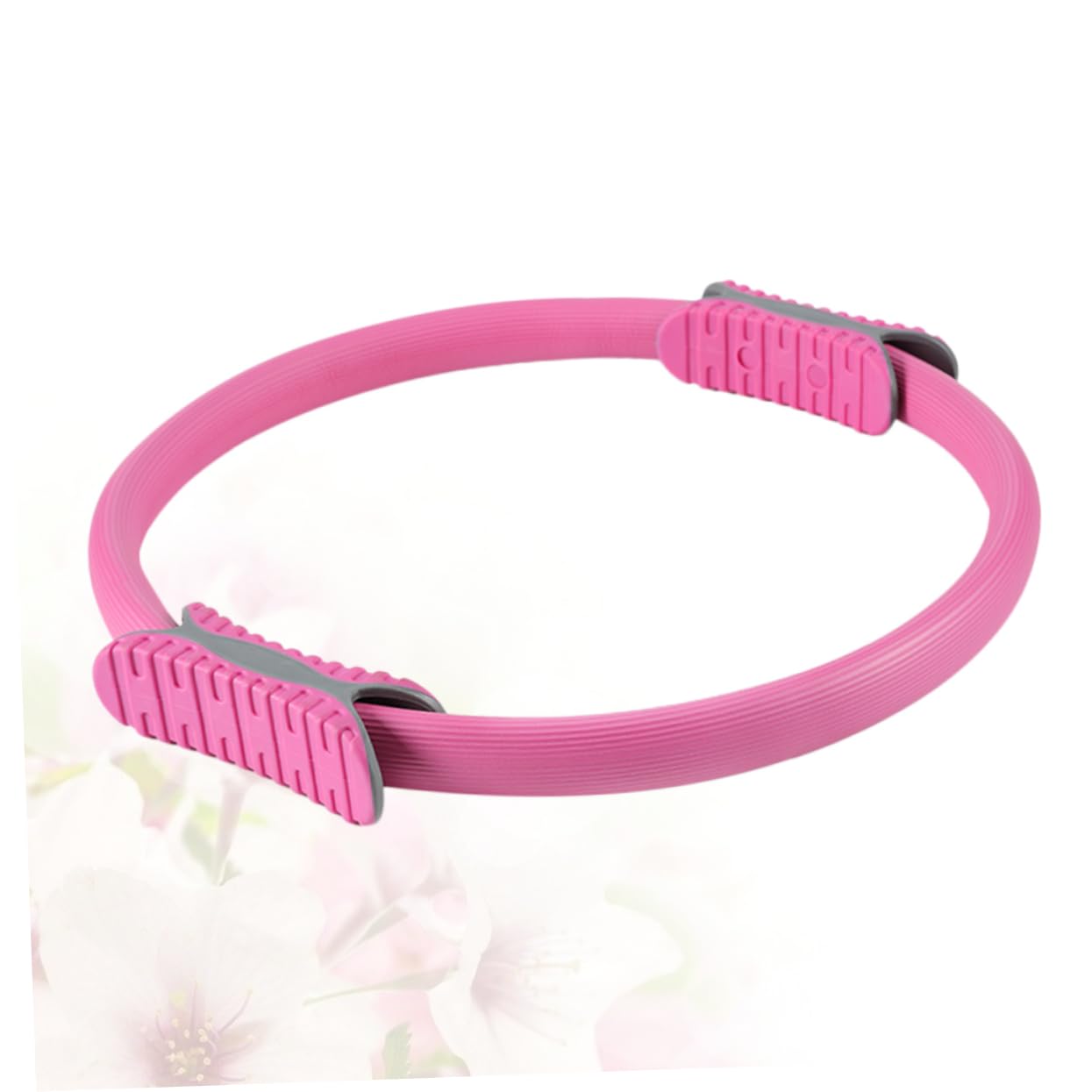 ifundom 1pc Yoga Circle Thick Pilates Circle Gym Handles Exercise Pilates Equipment Workout Gymnastic Stomach Fitness Pilates Yoga Ring Non-Slip Yoga Ring Pilates Ring for Yoga Pink