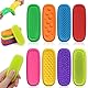 LZDMY Fidget Toys Finger 8 Stück, Sensorik Spielzeug Steine Anti Stress Kinder, Stressabbau Spielzeuge, Sensory Toys Fühlsteine Kinder, sensorisches Spielzeug Hilfsmittel für Adhs, Autismus & Angst