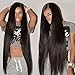 CYNOSURE Straight Brazilian Hair 3 Bundles Grade 9a Unprocessed Straight Human Hair Extensions Natural Black (12 14 14inches)