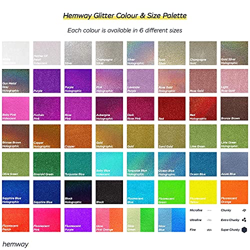 Hemway Premium Ultra Sparkle Glitter Multi-Purpose Metallic Flake For Nail Art, Cosmetic Graded, Makeup, Festival And Hair 100G / 3.5Oz - Ultrafine (1/128 0.008 0.2Mm) - Silver Holographic Stars Moons #TOP6