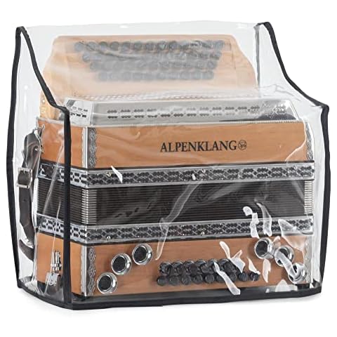 Funda transparente para acordeón de Estiria de Alpenklang Cover