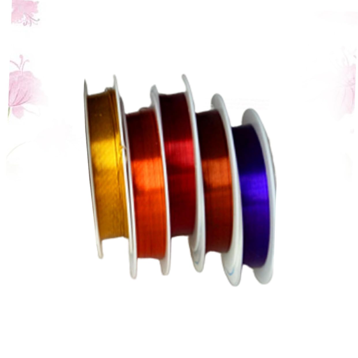 5rolls Colorful Flexible Metal Ties of Bendable Iron Wire for DIY Jewelry Making Craft Projects and Decorative Ornaments