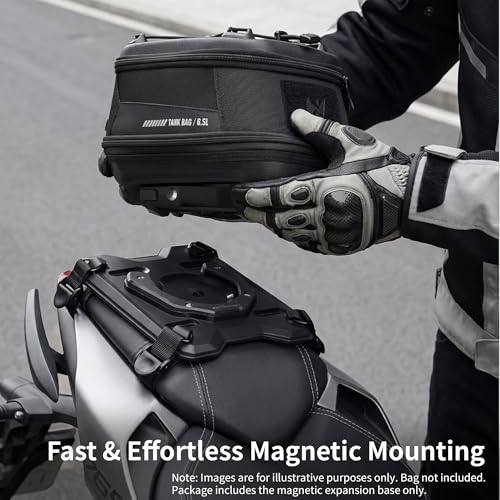 Bolsa trasera magnética para moto Rhinowalk miniatura 5