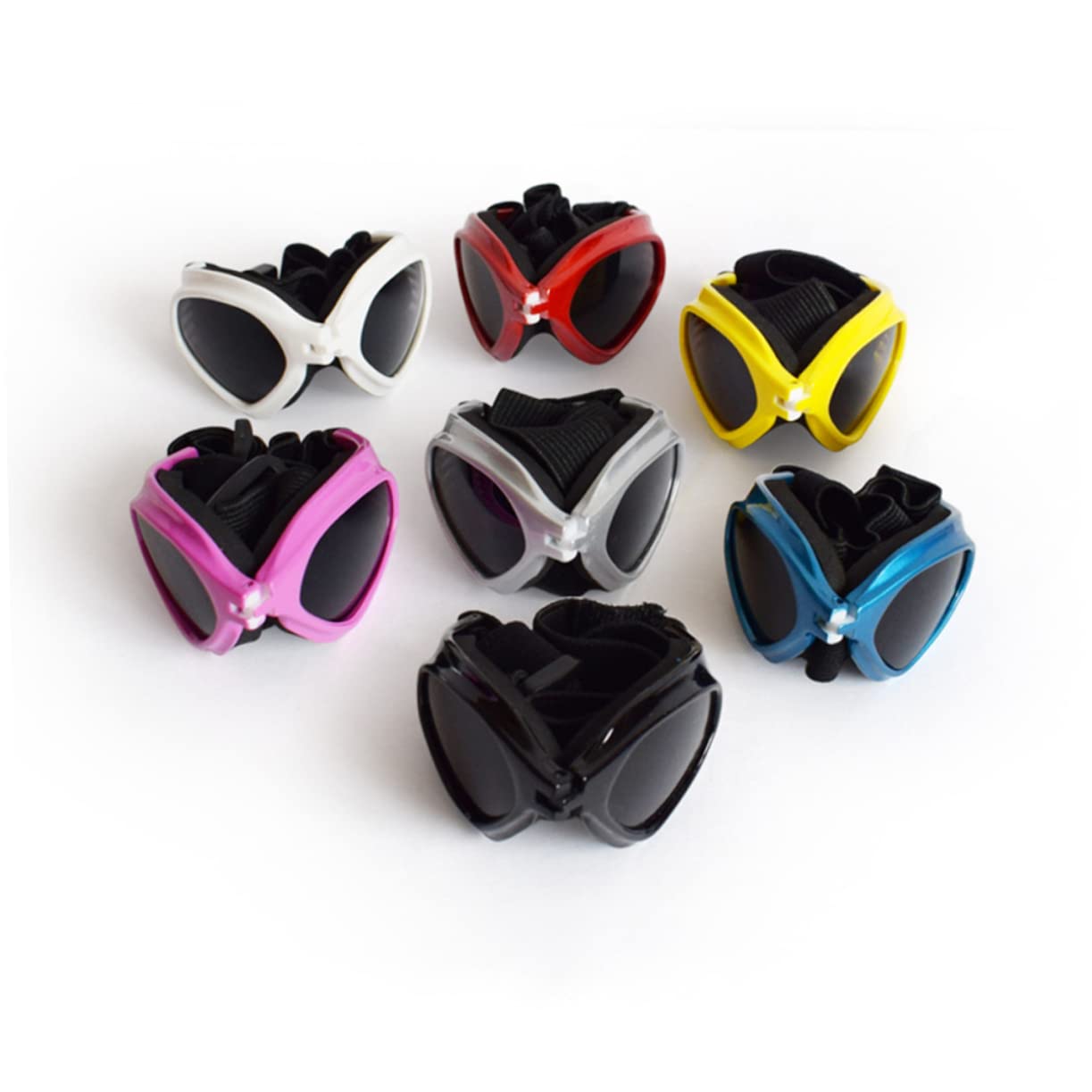 BESPORTBLE Pet Glasses Dog Cat Sungoggles Uv Blocking Durable Frame Easy Adjustment