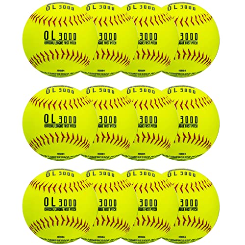 Franklin Sports 12" Tournament Play Fastpitch Softballs - 12 Pack #TOP6