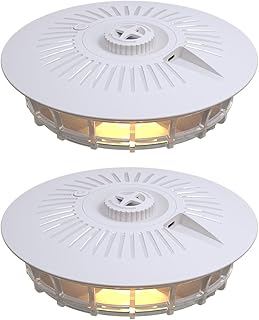 Flea Traps For Home | Flea Trap Lamp | Dome Flea Trap Bed with Glue Discs | Natural In sect Traps Odorless | Lightly Sticky Dome Flea Trap | Natural Catcher Pad | Effective Flea Trap for Home, Carpets