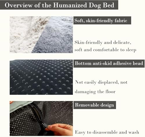 Lit pour Chien Git Lit Hum Size moelleux et orthopédique