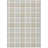 Addison Rugs Chantille ACN1052 Ivory 8' x 10' Indoor Outdoor Area Rug, Easy Clean, Machine Washable, Non Shedding, Bedroom, Entry, Living Room, Dining Room, Kitchen, Patio Rug