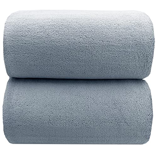 Ytyc Towels,39X79 Inch Oversized Bath Sheets Towels For Adults Plush Luxury Extra Large Bath Towels Sets Super Soft Quickly Dry Microfiber Shower Towels 80% Polyester(2 Piece, Grey) #TOP10