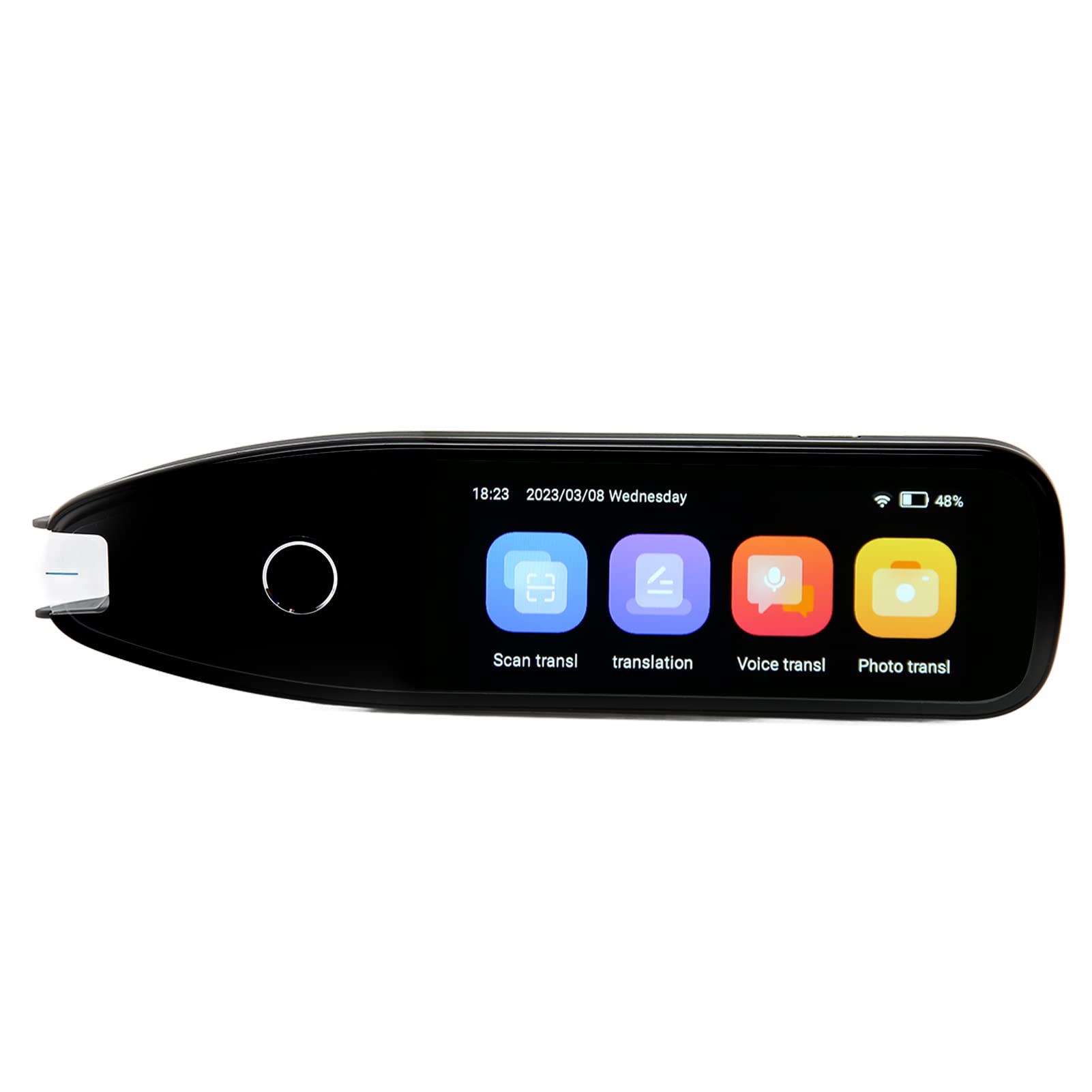 Motori di AI Reader AI Traduzione Multilingue -HD Screen per Viaggiatori e Studenti Elettronicamente (BLACK)
