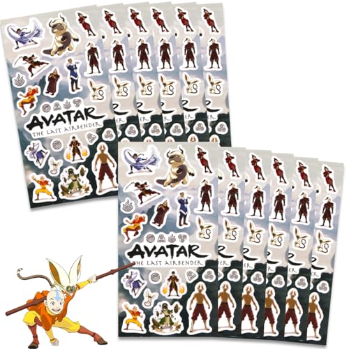 Avatar Stickers Party Favors for Boys & Girls 12 Pack Bundle