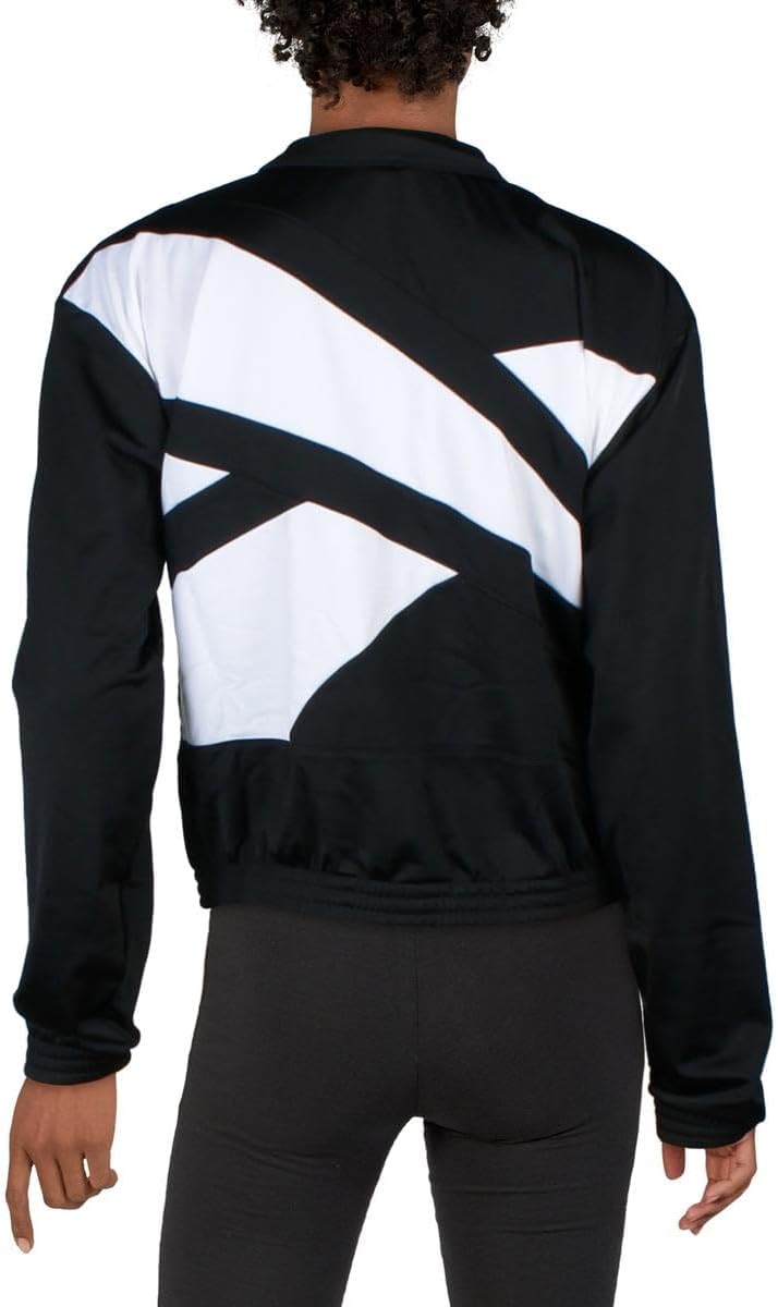 Reebok Womens Banded Track Jacket Black M - Image 3
