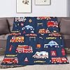 BOOPBEEP Fire Truck Blanket for Boys & Girls, Soft Fleece Plush Blanket for Toddlers to Teens, 40x50 #5