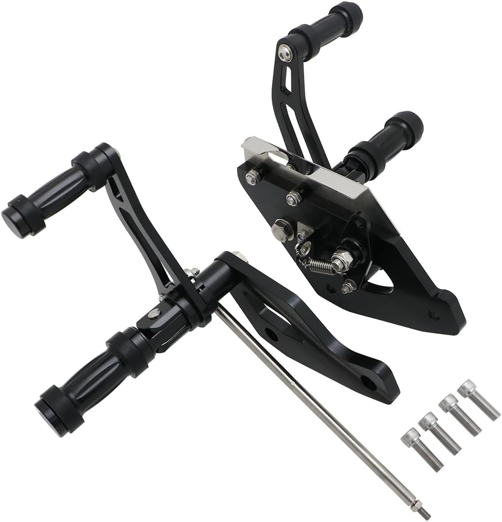 Motorcycle Forward Controls Footpegs Levers Linkages Compatible with Kawasaki Vulcan 900 VN900 Classic 2006-2023