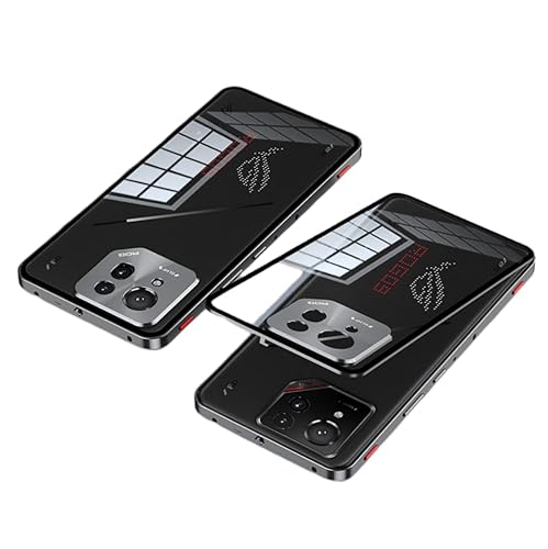 ROG Phone 9���� �P�[�X ���^���o���p�[ �w�ʃP�[�X ���O���\�ȃA�K���X�o�b�N�p�l���t�� �y�� �� �Ռ��z�� ���� �w�ʃJ�o�[ ROG Phone 9 Pro���� �t���[���J�o�[ ROG9-WD-41211 (�O���[)