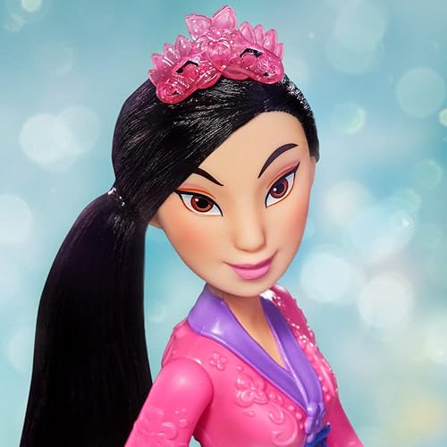Miniatura 3 de Disney Princess Royal Shimmer Mulan - Muñeca de moda con falda y accesorios, juguete para niños a partir de 3 años