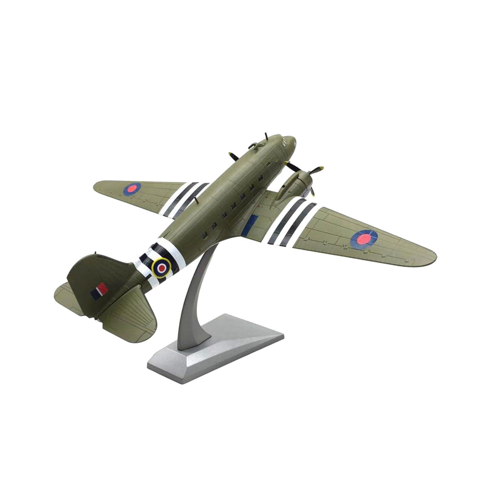 QUXVUIS Avión de combate de la Fuerza Aérea, modelo de fundición a presión, decoración que añade detalles y carácter a las colecciones de aviación, la