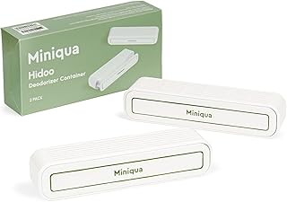 Hidoo Refrigerator Deodorizer Container | Reusable Baking Soda Container | Refrigerator Odor Eliminator | Minimalist Fridge Deodorizer | Fridge Smell Remover (2)