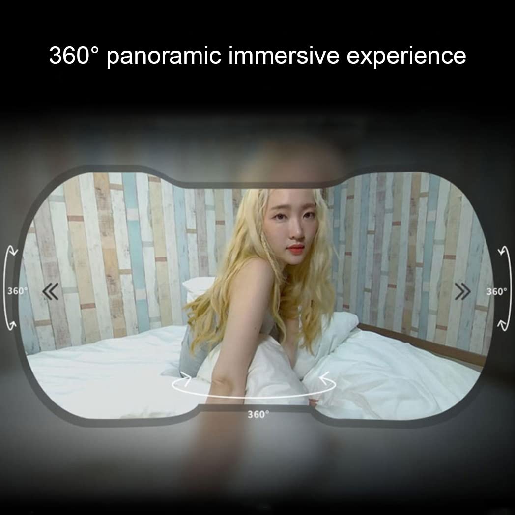 Occhiali VR, Visore Realtà Virtuale, Cuffie 3D VR Compatibile con Tutti Gli, Lente Regolabile per Film e Giochi 3D, per iPhone 13 Pro Max/13 Pro/13/12/11, per Samsung Galaxy S21, Huawei, Xiaomi