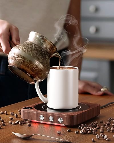 House Gem Coffee Mug Warmer for Desk, Candle Warmer Plate, 12H Timer, photo 7