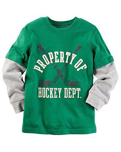 Vêtement de sport vert 3 mois style hockey en maille douce pour garçon