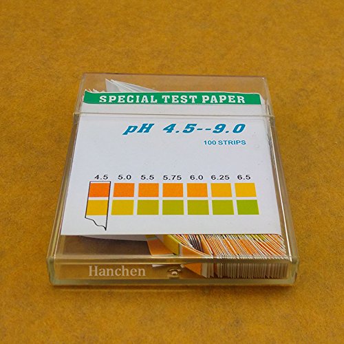5 paquetes (100strips/Pack) PH 4.5 – 9.0 2 coloralkaline pruebas de pH Papel tiras de prueba de pH Indicador Tornasol Kit