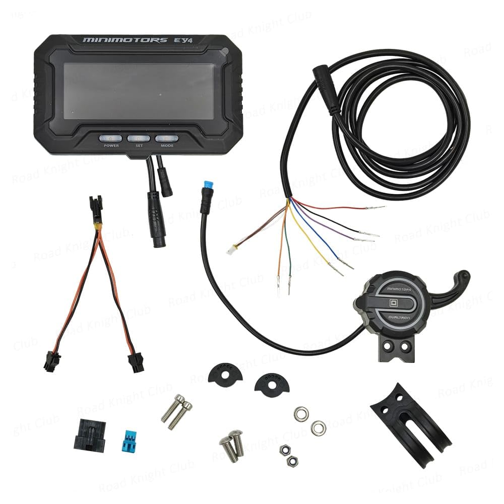 Minimotors Display EY4 Dualtron Compatible, Kit Completo con Cables y Soporte de Montaje Version Nueva!