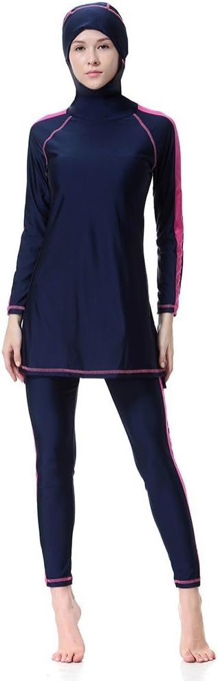 WowdecorMuslim Swimsuits for Women Girls Full Cover Swimwear Burkini Beachwear