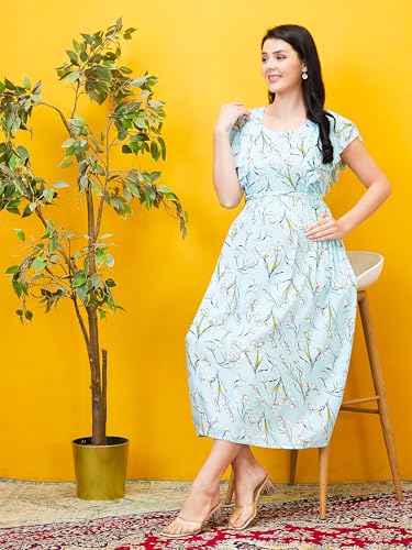 Image of AV2 Women Maternity Feeding Dress | Feeding Kurti | Nursing Dress -5071