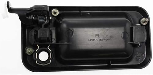 Miniatura 5 de KarParts360 Manija de puerta exterior delantera para Hummer H2, lado del conductor, imprimada 2003-2009, con orificio para llave, embellecedor base