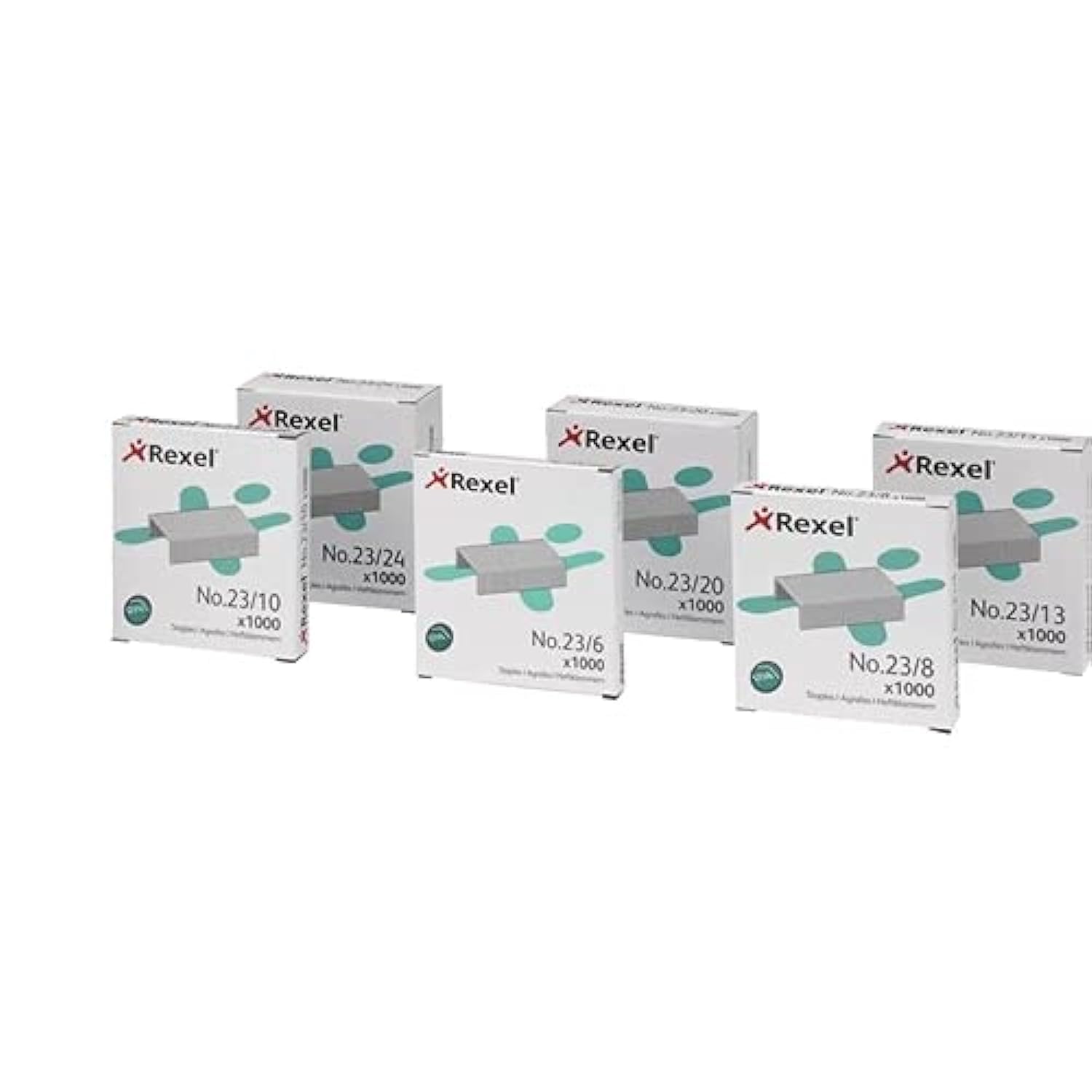 Rexel No.23/20 mm Heavy Duty Staples, For Stapling up to 160 Sheets, Use with Heavy Duty Staplers, Box of 1000, 2100926