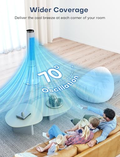 HIFRESH Air Cooler for Home, 107CM Tower Cooler w/Remote - Image 18