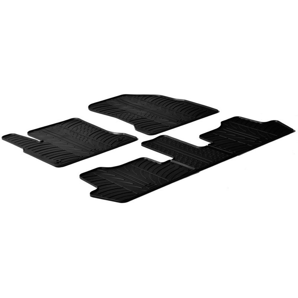 Tappetini anteriori universali in gomma per Citroën C4 Grand Picasso, 7 posti (2006-2013