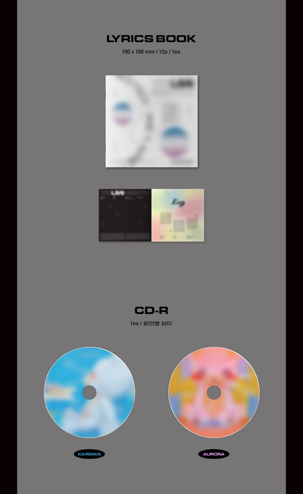 YOUNITE album na urodziny 1 EP YOUNI-BIRTH (AURORA +KARMAN, SET, tylko CD, bez plakatu)