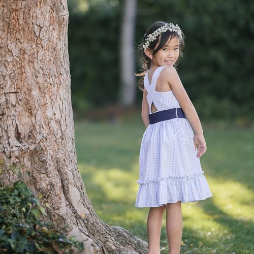 Hope & Henry Girls' Sleeveless Summer Party Dress2