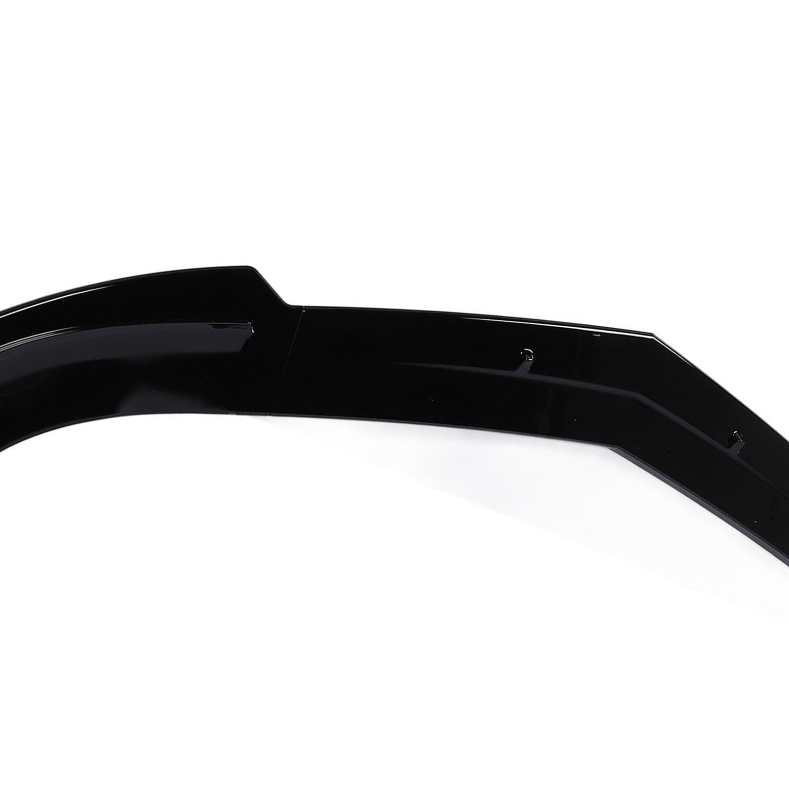 3 szt. Spoiler przedniego zderzaka o wysokiej wytrzymałości ABS Body Kit Splitter poprawia aerodynamikę dla klasy C W204 Facelift AMG C63 2011 2014 (błyszczący czarny)