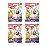 ORB Arcade Soft n' Slo Cafe Animal Squishies Blind Bag 4 Pack - 4 Blind Bags, Each w/ 3 Assorted Slow Rising Cafe Animal Kawaii Squishies - Kids Toys for Party Favors, Gifts, Stocking Stuffers